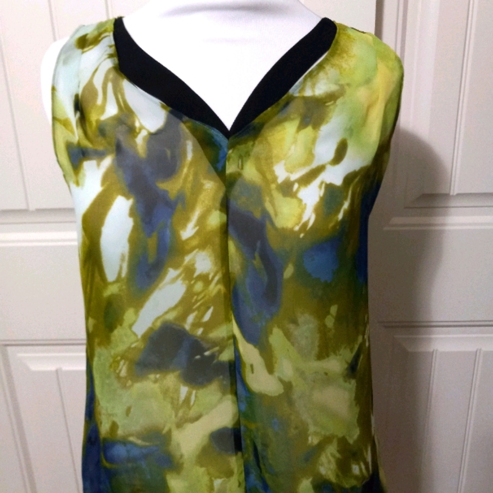 Simply Vera by VERA WANG Sheer Sleeveless Top, Siz